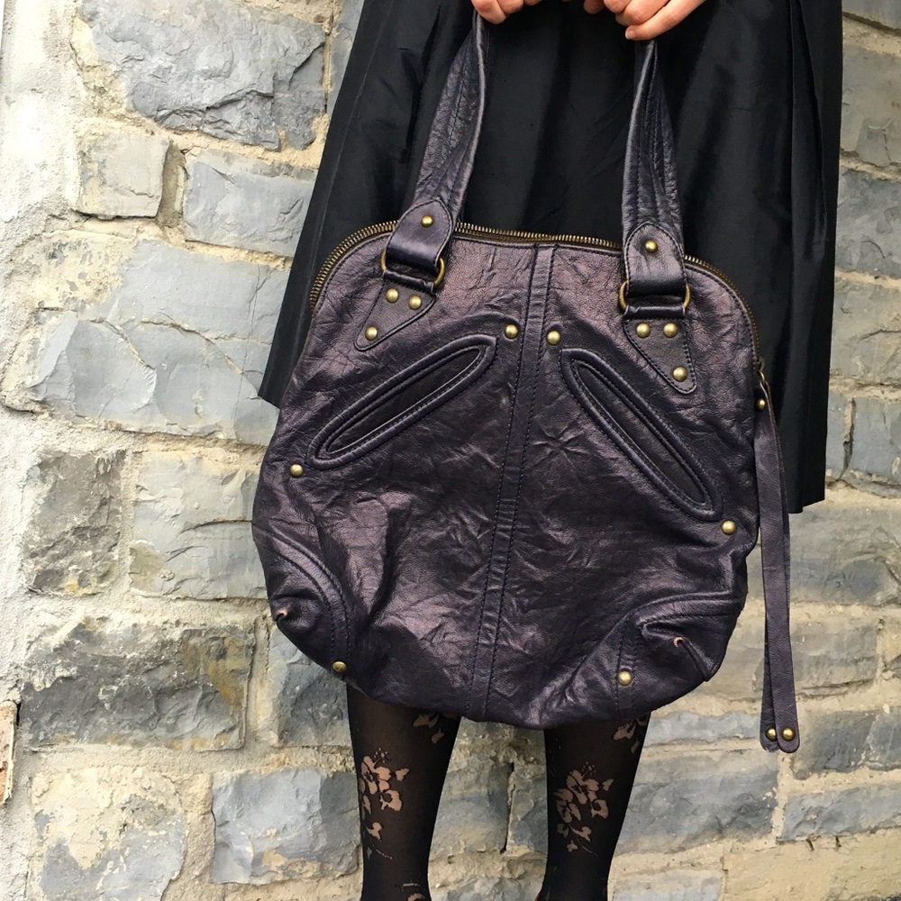 Kale Tate Leather Satchel